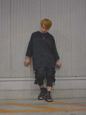 「14th Addiction（フォーティーンスアディクション）のアイテム」を使った、Sさん（メンズ・160cm）の春コーディネート