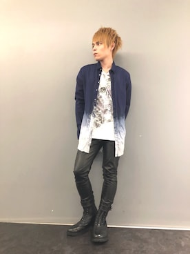 「SEIGEKI（セイゲキ）のアイテム」を使った、Sさん（メンズ・160cm）の春コーディネート