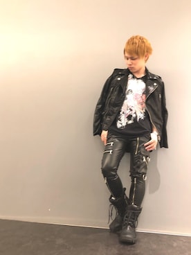 「ロックスタイル」｜Sさん（メンズ・160cm）の春コーディネート