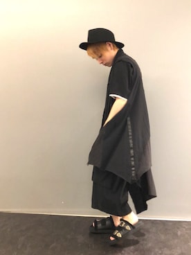 「CATORCE（カトルセ）のアイテム」を使った、Sさん（メンズ・160cm）の夏コーディネート