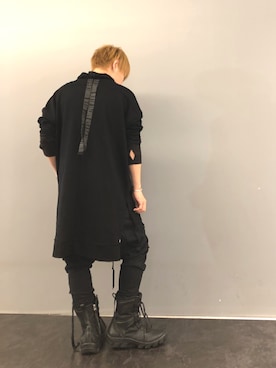 「KMRii（ケムリ）のアイテム（スウェット）」を使った、Sさん（メンズ・160cm）の夏コーディネート