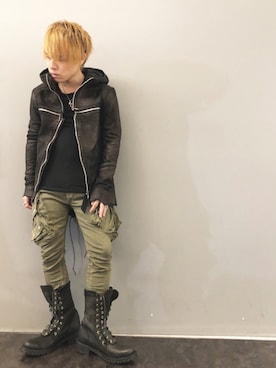 「backlash」｜「アイテム（ブルゾン）」を使った、Sさん（メンズ・160cm）の秋コーディネート
