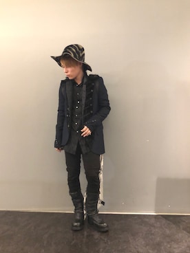 「KMRii（ケムリ）のアイテム」を使った、Sさん（メンズ・160cm）の秋コーディネート