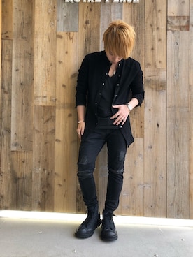 「14th Addiction（フォーティーンスアディクション）のアイテム」を使った、Sさん（メンズ・160cm）の冬コーディネート