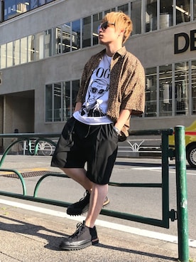 「ROYAL FLASH（ロイヤルフラッシュ）のアイテム」を使った、Sさん（メンズ・160cm）の春コーディネート