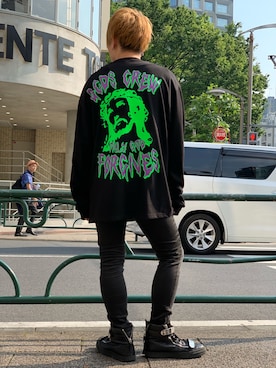 「ROYAL FLASH（ロイヤルフラッシュ）のアイテム」を使った、Sさん（メンズ・160cm）の夏コーディネート