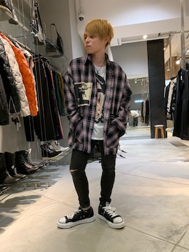 「ROYAL FLASH（ロイヤルフラッシュ）のアイテム」を使った、Sさん（メンズ・160cm）の秋コーディネート