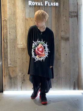 「FR(13)NDS（フレンズ）のアイテム」を使った、Sさん（メンズ・160cm）の秋コーディネート