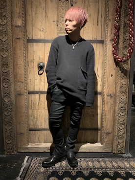 「ROYAL FLASH（ロイヤルフラッシュ）のアイテム」を使った、Sさん（メンズ・160cm）の冬コーディネート