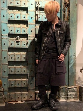「KMRii（ケムリ）のアイテム（スニーカー）」を使った、Sさん（メンズ・160cm）の冬コーディネート