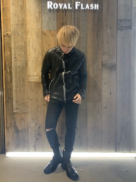 「14th Addiction（フォーティーンスアディクション）のアイテム」を使った、Sさん（メンズ・160cm）の春コーディネート