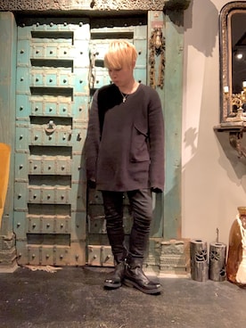 「ROYAL FLASH（ロイヤルフラッシュ）のアイテム」を使った、Sさん（メンズ・160cm）の春コーディネート