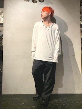 「14th Addiction（フォーティーンスアディクション）のアイテム」を使った、Sさん（メンズ・160cm）の春コーディネート