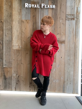 「JOHN LAWRENCE SULLIVAN（ジョンローレンスサリバン）のアイテム（トップス）」を使った、Sさん（メンズ・160cm）の夏コーディネート