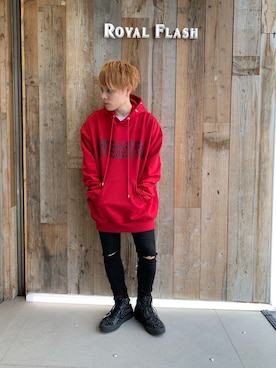 「JOHN LAWRENCE SULLIVAN（ジョンローレンスサリバン）のアイテム（トップス）」を使った、Sさん（メンズ・160cm）の夏コーディネート