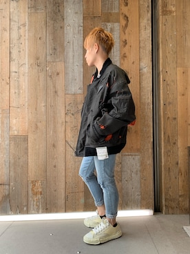 「NO COMMENT PARIS（ノーコメントパリ）のアイテム」を使った、Sさん（メンズ・160cm）の夏コーディネート