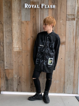 「guernika（ゲルニカ）のアイテム」を使った、Sさん（メンズ・160cm）の夏コーディネート