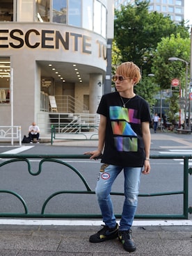 「DSQUARED2（ディースクエアード）のアイテム」を使った、Sさん（メンズ・160cm）の夏コーディネート