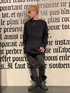 「RICK OWENS」｜Sさん（メンズ・160cm）の秋コーディネート