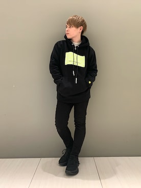 「STUD MUFFIN（スタッドマフィン）のアイテム」を使った、Sさん（メンズ・160cm）の冬コーディネート