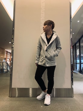 「RAWLIFE（ロウライフ）のアイテム」を使った、Sさん（メンズ・160cm）の春コーディネート