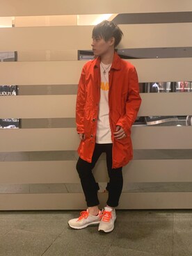 「m's braque（エムズブラック）のアイテム」を使った、Sさん（メンズ・160cm）の春コーディネート