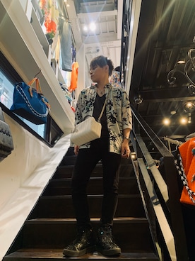 「RAWLIFE（ロウライフ）のアイテム」を使った、Sさん（メンズ・160cm）の春コーディネート