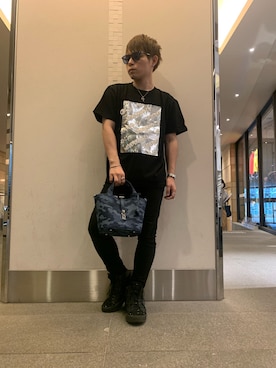 「STUD MUFFIN（スタッドマフィン）のアイテム」を使った、Sさん（メンズ・160cm）の春コーディネート