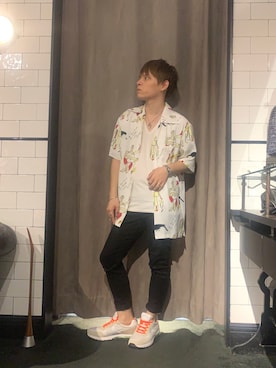 「RAWLIFE（ロウライフ）のアイテム」を使った、Sさん（メンズ・160cm）の春コーディネート