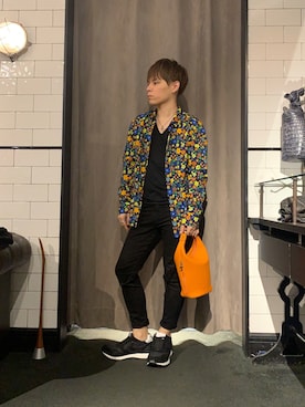 「cathy jane（キャシージェーン）のアイテム」を使った、Sさん（メンズ・160cm）の春コーディネート