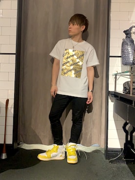 「STUD MUFFIN（スタッドマフィン）のアイテム」を使った、Sさん（メンズ・160cm）の夏コーディネート