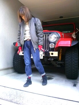 Atsu さん（レディース・157cm）の冬コーディネート