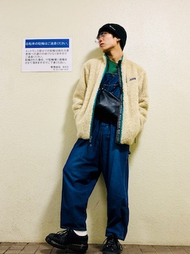 江口尚弥さん(メンズ・165cm)の冬コーディネート