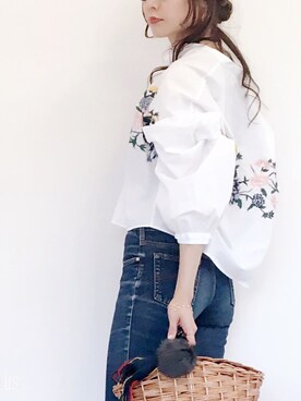 「CIMARRON（シマロン）のアイテム（パンツ）」を使った、cocococco2525さん（レディース・174cm）の冬コーディネート