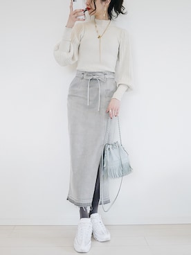 「ADER（アデル）のアイテム」を使った、cocococco2525さん（レディース・174cm）の冬コーディネート