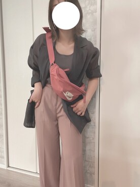 「NIKE(ナイキ)のアイテム(ショルダーバッグ)」を使った、♡さん(レディース・152cm)の春コーディネート