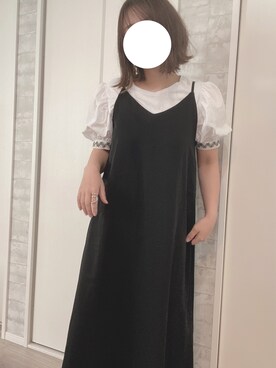 「キャミソールワンピ」｜♡さん（レディース・152cm）の夏コーディネート