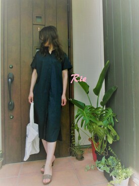 「PEARLY GATES（パーリーゲイツ）のアイテム（バッグ）」を使った、Rieさん（レディース・168cm）の夏コーディネート