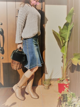 Rieさん(レディース・168cm)の冬コーディネート