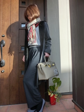 Rieさん（レディース・168cm）の冬コーディネート