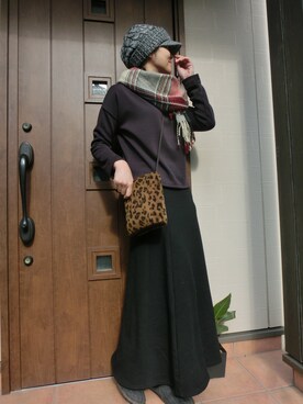 Rieさん（レディース・168cm）の冬コーディネート