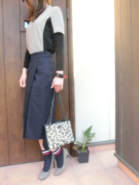 Rieさん（レディース・168cm）の春コーディネート