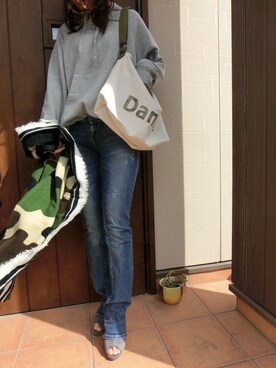 「Jouet（ジョエット）のアイテム」を使った、Rieさん（レディース・168cm）の春コーディネート