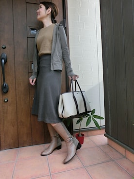 Rieさん（レディース・168cm）の春コーディネート