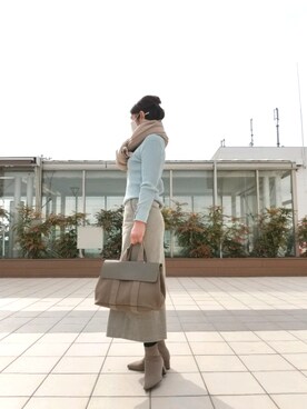 Rieさん(レディース・168cm)の冬コーディネート