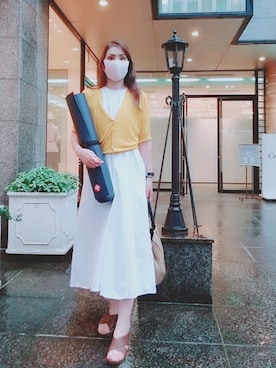 「アイテム（ワンピース/ドレス）」を使った、Rieさん（レディース・168cm・40代）の夏コーディネート