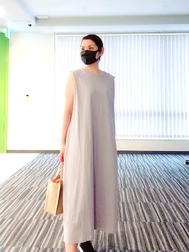 「アイテム（ワンピース/ドレス）」を使った、Rieさん（レディース・168cm・40代）の夏コーディネート