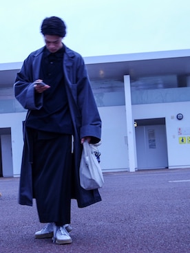 「SASQUATCHfabrix.（サスクワァッチファブリックス）のアイテム」を使った、daichi satohさん（メンズ・181cm・20代）の春コーディネート
