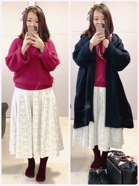 【フランシュリッペ】3L♡ハニーベアティアードスカート♡ ロングスカート 期間限定セール