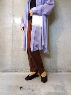 「マーガレット・ハウエル(MARGARET HOWELL)」｜「アイテム（その他）」を使った、083さん（レディース・153cm）の秋コーディネート
